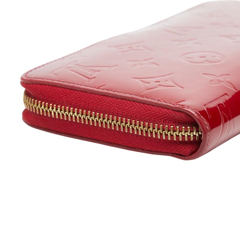 LOUIS VUITTON ルイヴィトン ヴェルニ ジッピーウォレット ロングウォレット 長財布 レッド パテント M91981 ゴールド金具 LOUIS VUITTON（ルイ・ヴィトン） ルイ ヴィトン モノグラム ヴェルニ