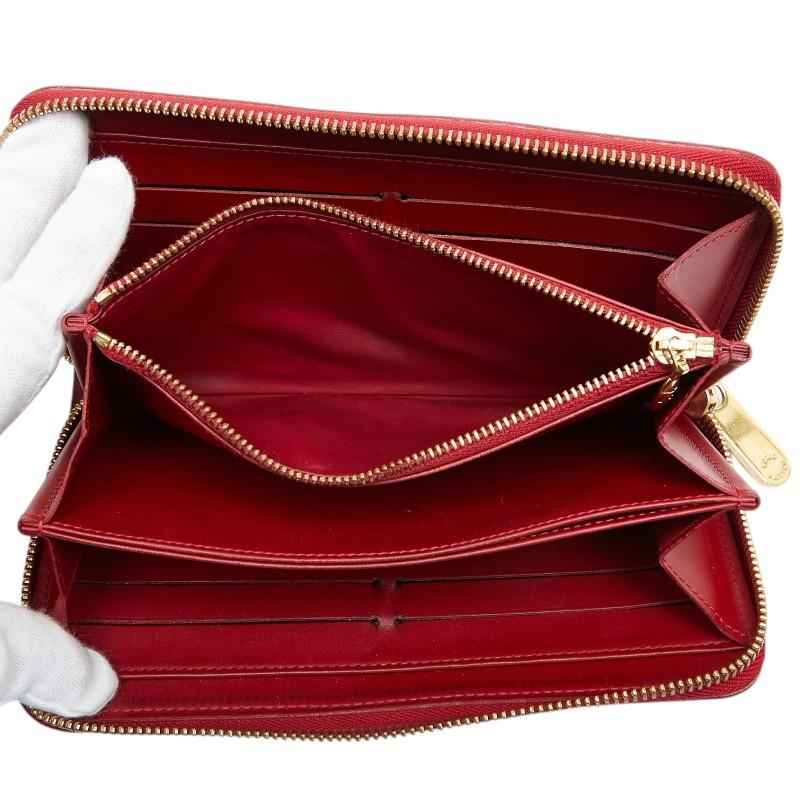 LOUIS VUITTON ルイヴィトン ヴェルニ ジッピーウォレット ロングウォレット 長財布 レッド パテント M91981 ゴールド金具 LOUIS VUITTON（ルイ・ヴィトン） ルイ ヴィトン モノグラム ヴェルニ