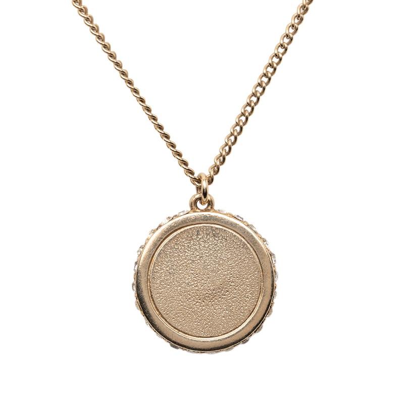 CHANEL（シャネル） ココマーク ドーム ネックレス ゴールド ピンク 