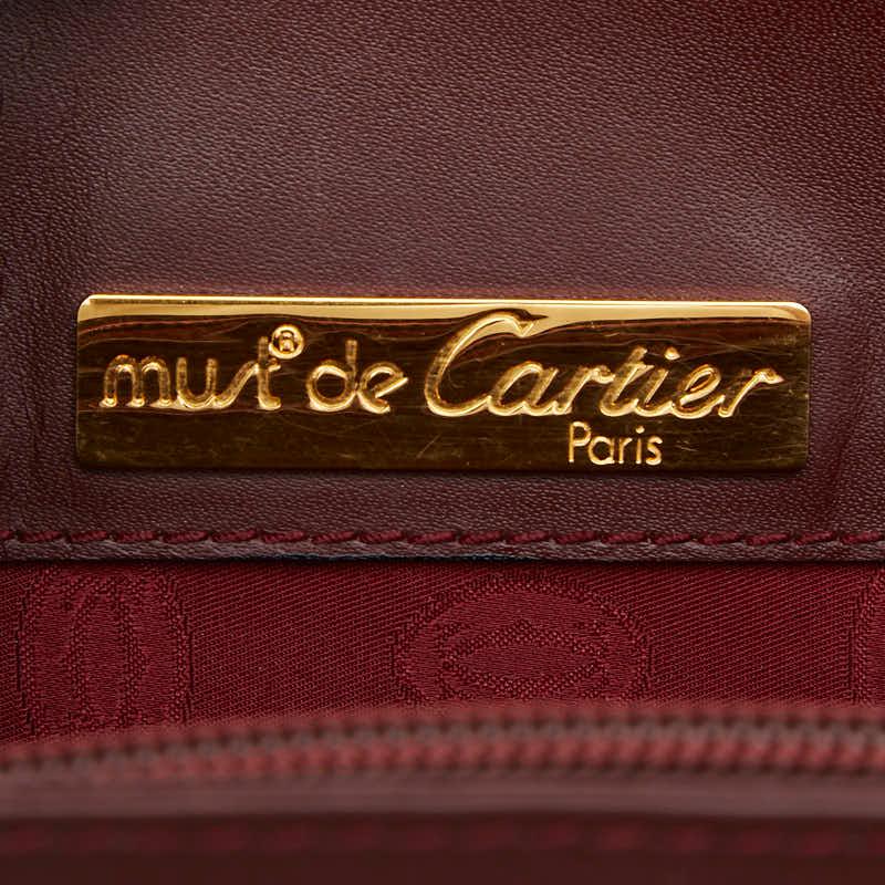 カルティエ マストライン ターンロック 斜め掛け ショルダーバッグ レザー レディース CARTIER 【1-0262300】 Cartier（カルティエ） マストライン ターンロック 斜め掛け