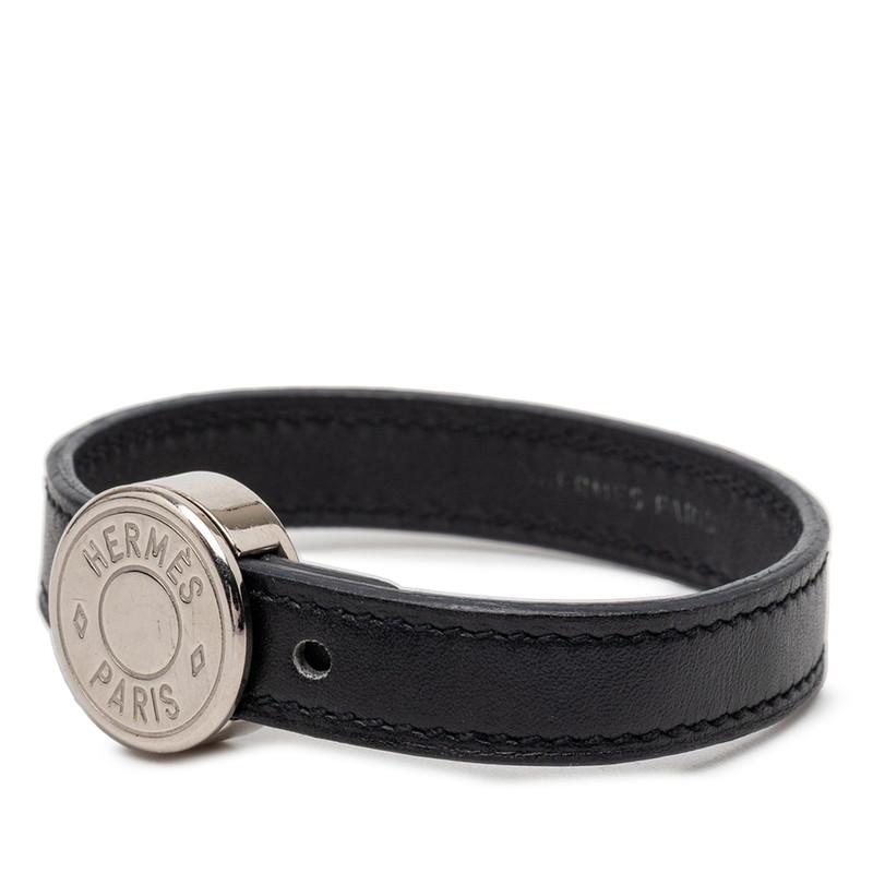 HERMES（エルメス） セリエ ルーピング ブレスレット ブラック