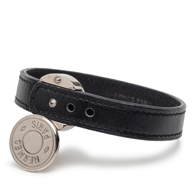 HERMES（エルメス） セリエ ルーピング ブレスレット ブラック