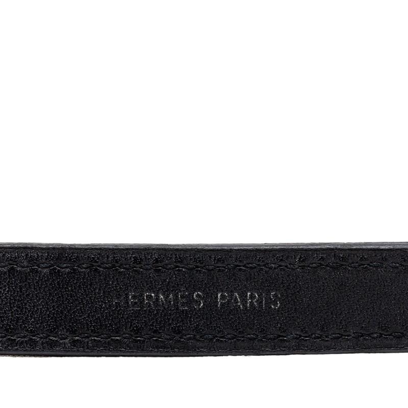 HERMES（エルメス） セリエ ルーピング ブレスレット ブラック