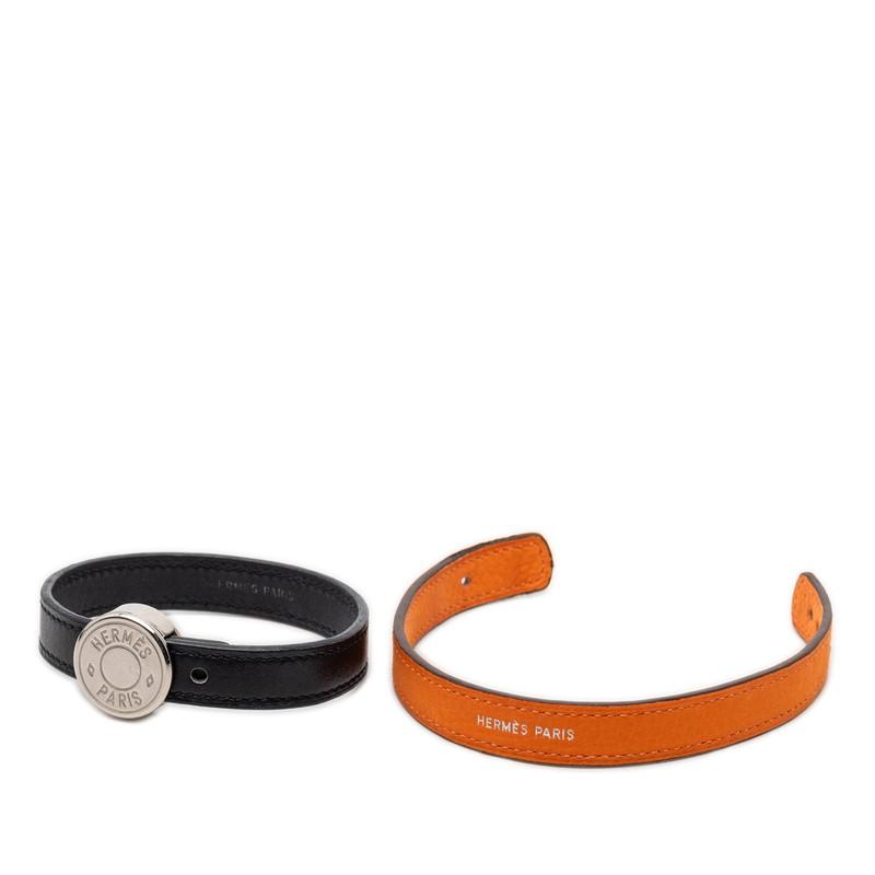 HERMES（エルメス） セリエ ルーピング ブレスレット ブラック