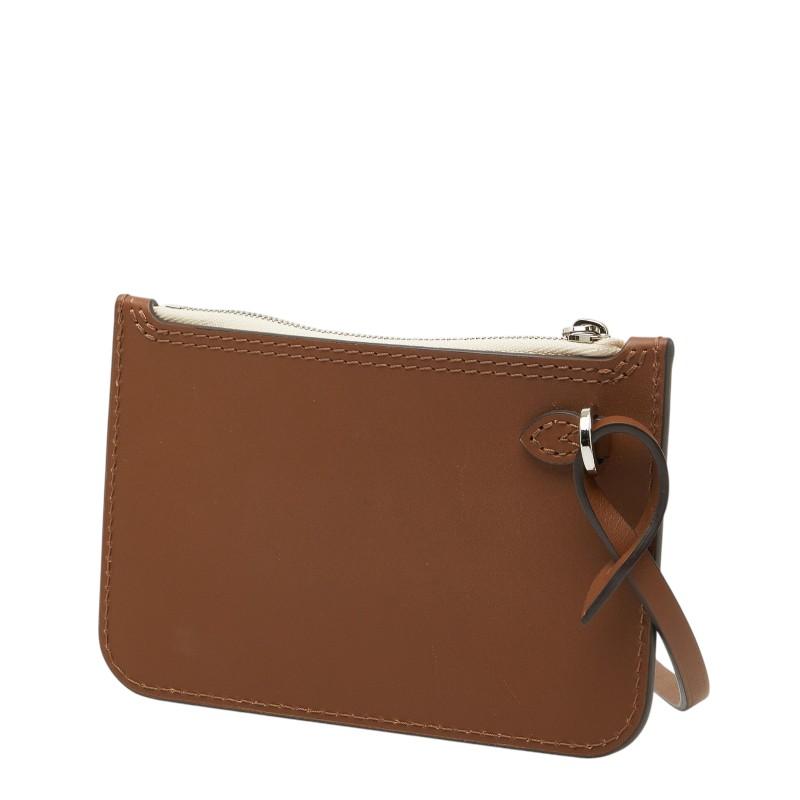 ルイ ヴィトン マヒナ ヒナ 付属 ポーチ ブラウン レザー レディース LOUIS VUITTON 【中古】_1