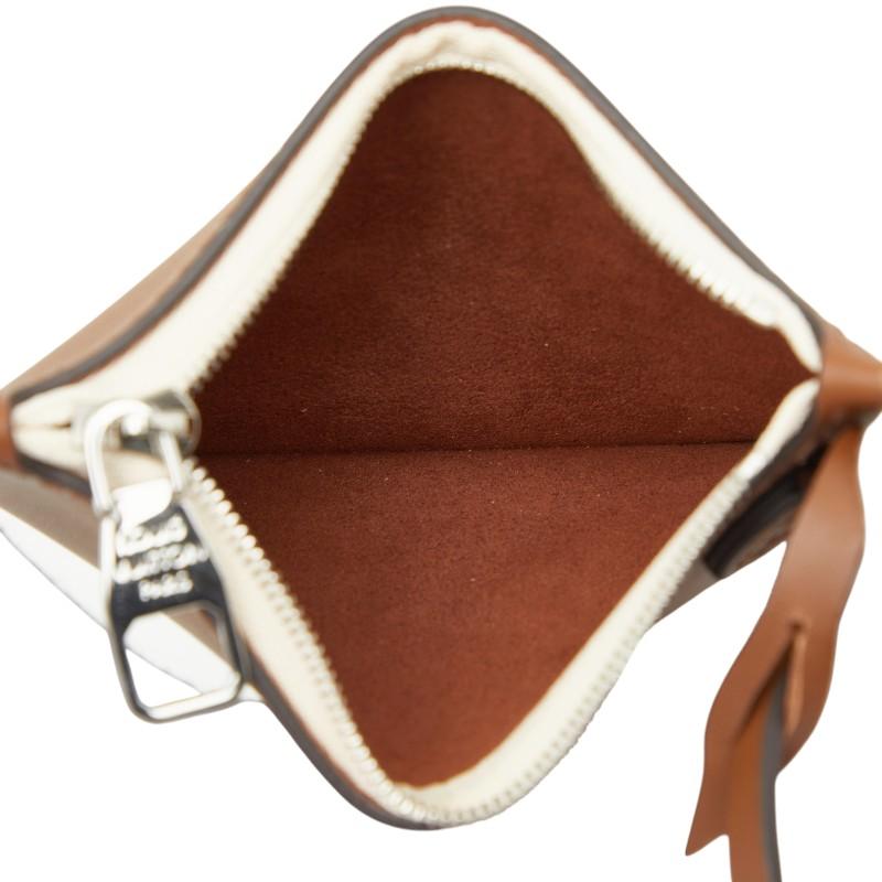 ルイ ヴィトン マヒナ ヒナ 付属 ポーチ ブラウン レザー レディース LOUIS VUITTON 【中古】_5