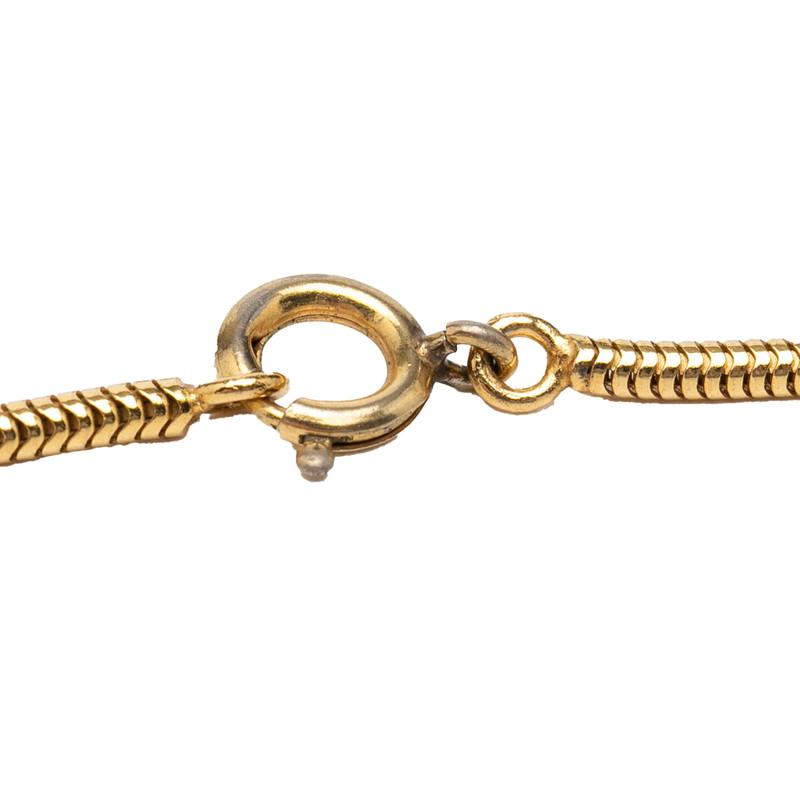 シャネル ライオン モチーフ ココマーク ラウンド ネックレス メッキレディース CHANEL（シャネル） ココマーク ライオンモチーフ ラウンド ペンダント