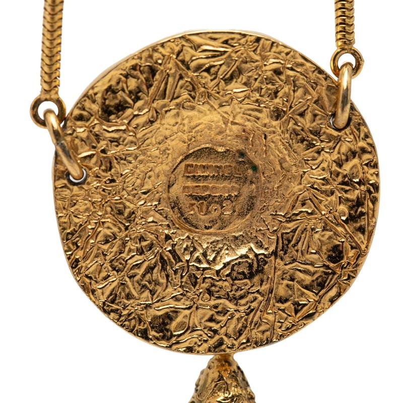 CHANEL（シャネル） ココマーク ライオンモチーフ ラウンド ペンダント