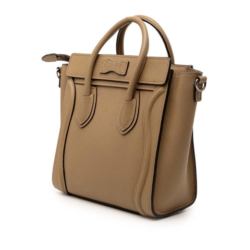 CELINE（セリーヌ） ラゲージ ナノショッパー ハンドバッグ ショルダー 