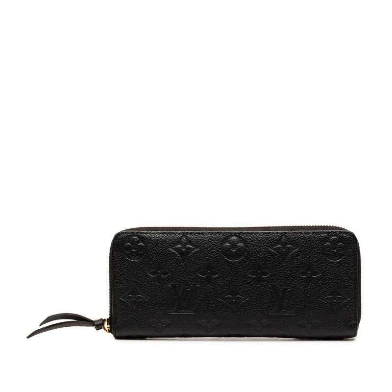 ルイ ヴィトン モノグラム アンプラント ポルトフォイユ クレマンス ラウンドファスナー 長財布 M60171 レザー レディース LOUIS VUITTON 【1-0262633】 LOUIS VUITTON（ルイ・ヴィトン） 財布 レディース 長財布 ラウンド