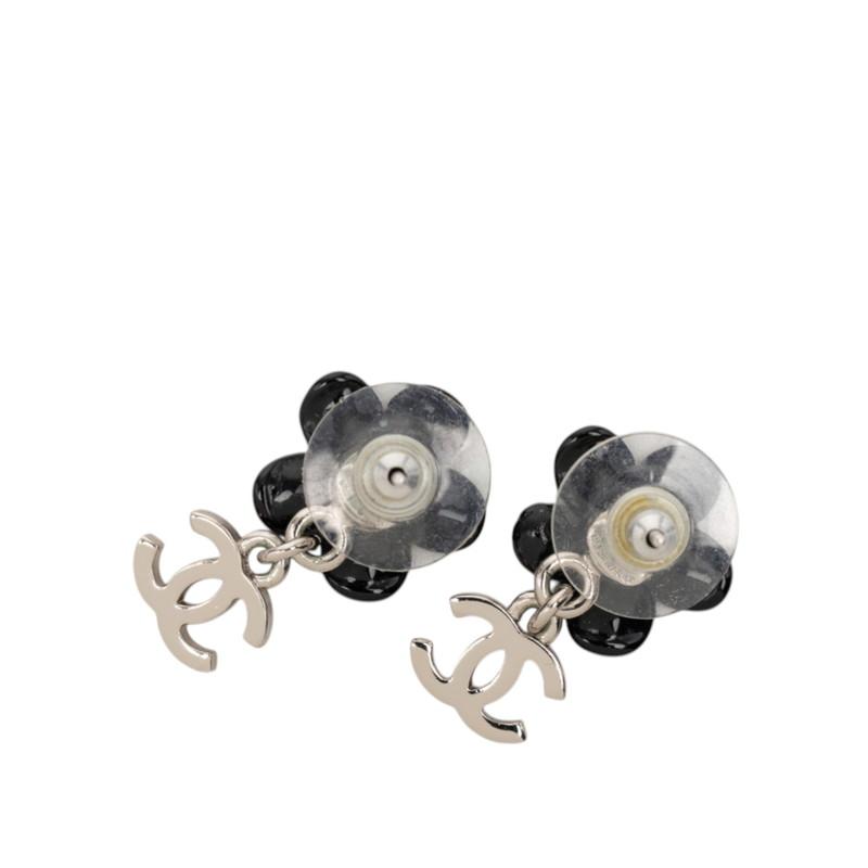CHANEL（シャネル） ココマーク フラワーモチーフ ピアス シルバー