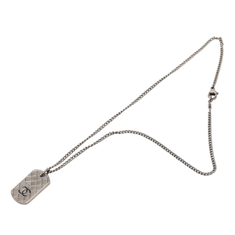CHANEL（シャネル） マトラッセ ドッグタグ ココマーク ネックレス