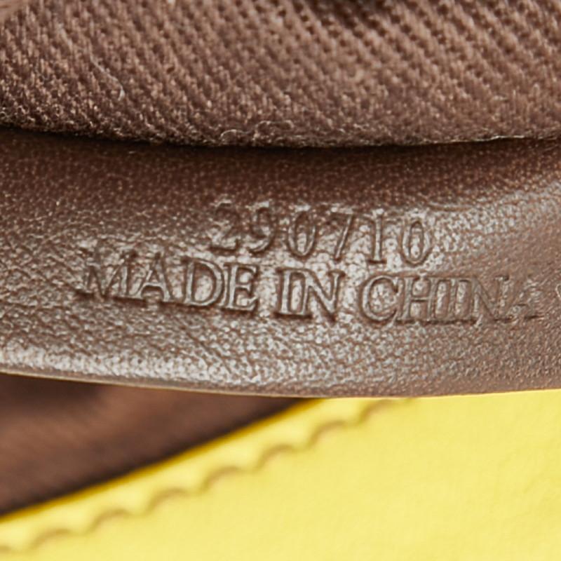 ロエベ アナグラム フィエスタ ハンドバッグ ショルダーバッグ 2WAY イエロー レザー レディース LOEWE 【中古】