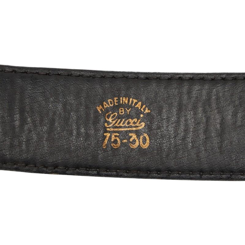 グッチ ベルト サイズ：75 30 036 1406 0956 レザー レディース GUCCI 【1-0228903】 GUCCI（グッチ） ベルト サイズ：65 26 036 1406 0956 ブラック レザー