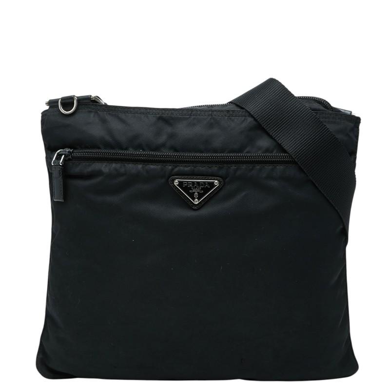 PRADA（プラダ） テスート 三角ロゴプレート 斜め掛け ショルダー