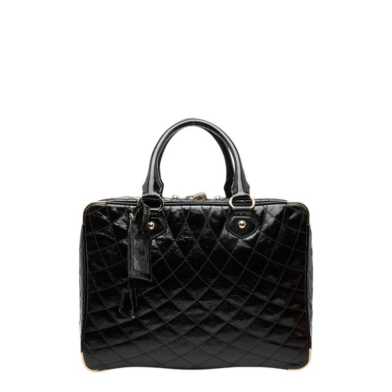 Bally（バリー） キルティング ハンドバッグ ボストンバッグ ブラック