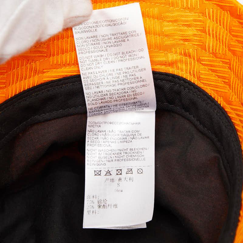 未使用 BOTTEGA VENETA バケットハット オレンジ ユニセックス 未使用