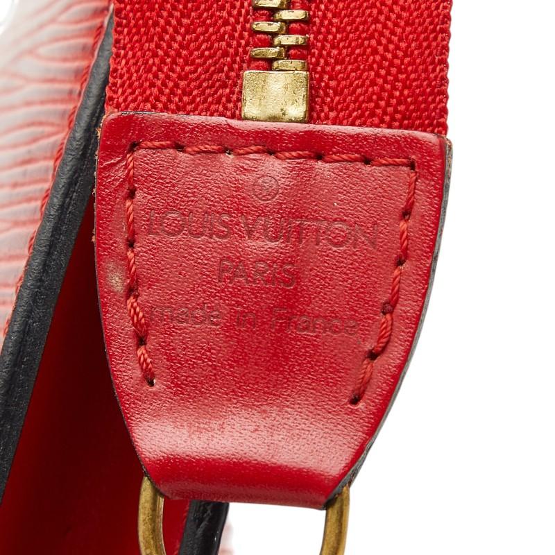 ルイ ヴィトン エピ ポシェット アクセソワール アクセサリーポーチ 小物入れ M52947 レッド レザー レディース LOUIS VUITTON 【中古】_6