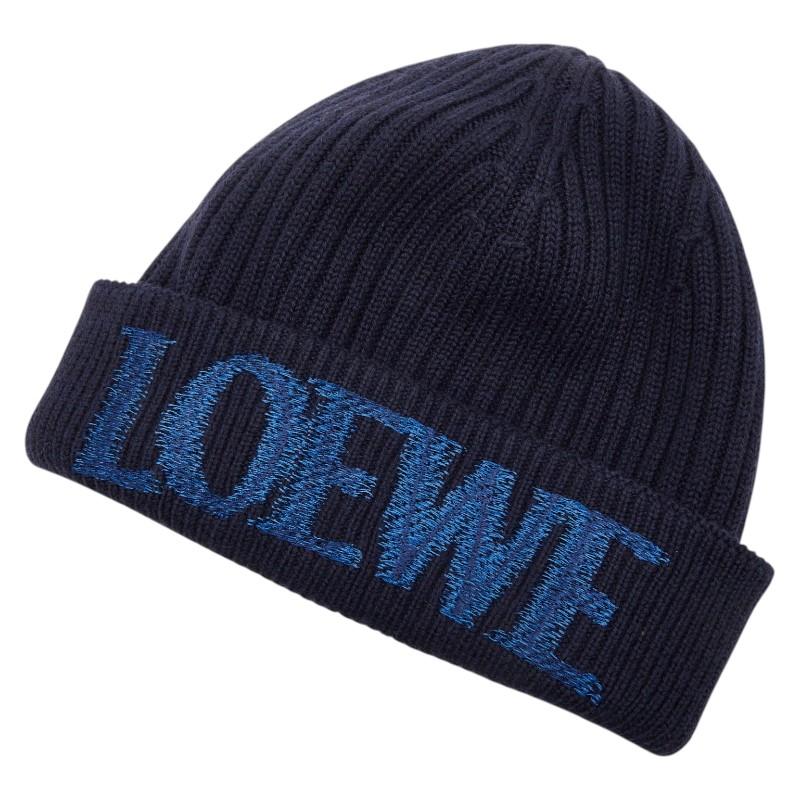 LOEWE（ロエベ） ロゴ ニットキャップ ニット帽 ビーニー F540257X23