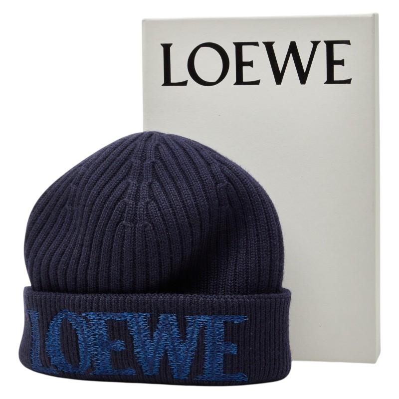 LOEWE（ロエベ） ロゴ ニットキャップ ニット帽 ビーニー F540257X23