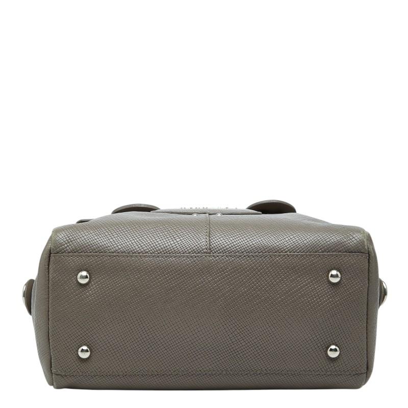 LONGCHAMP（ロンシャン） クアドリ ミニボストン ハンドバッグ 斜め