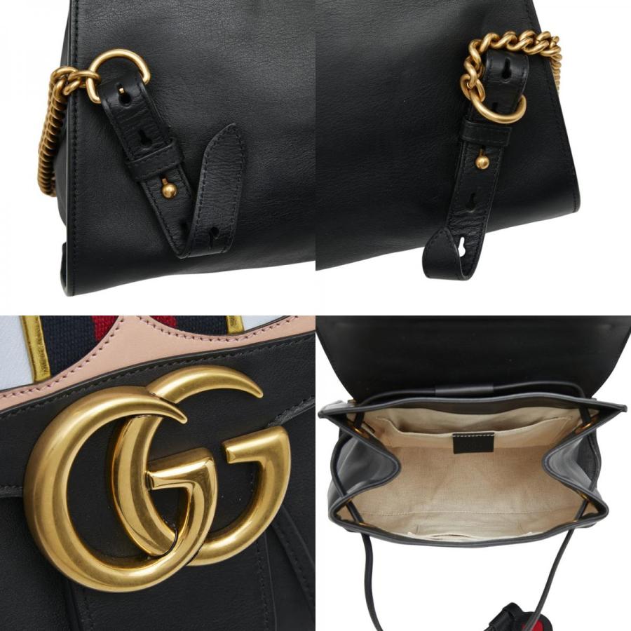 GUCCI（グッチ） GGマーモント シェリーライン チェーン リュック 