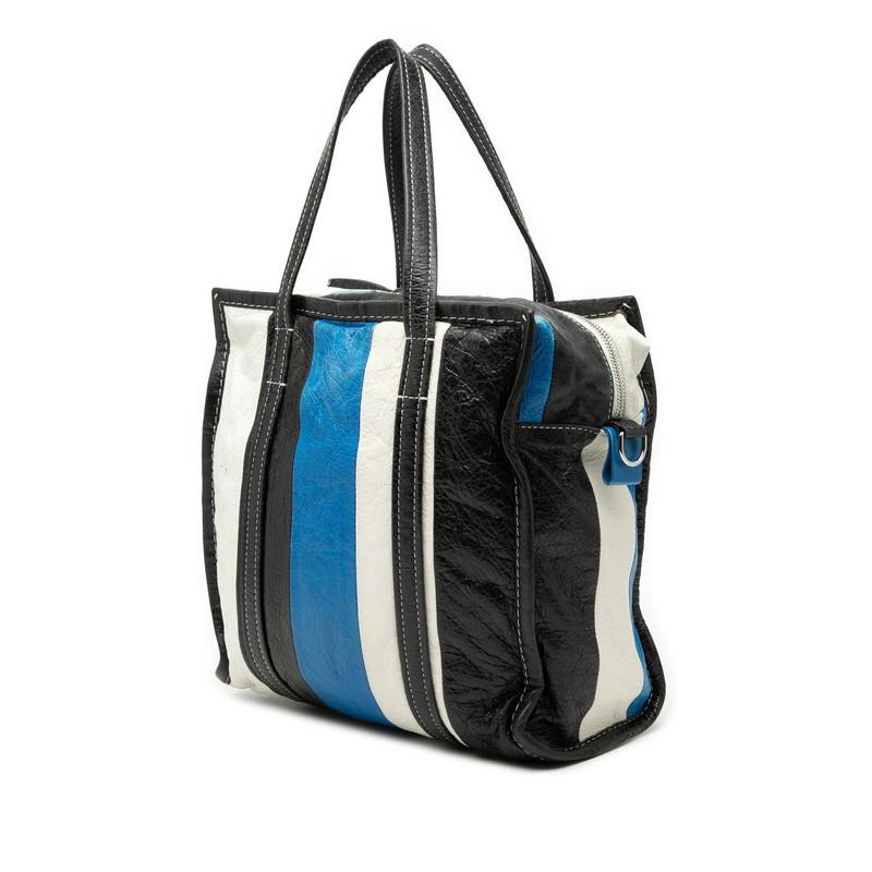 まぁ   バレンシアガ バザールショッパーS BALENCIAGA（バレンシアガ） ストライプ バザールショッパー S