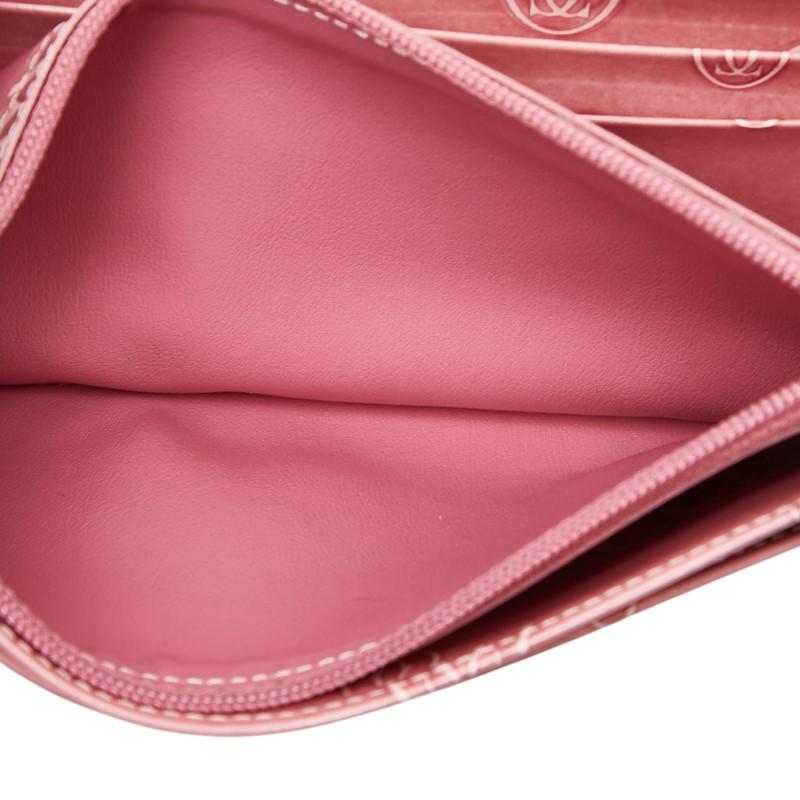 Cartier（カルティエ） ハッピーバースデー 長財布 ピンク エナメル