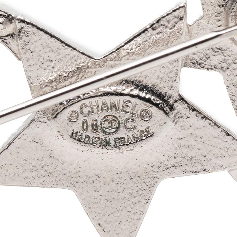 CHANEL（シャネル） ココマーク スター 星 モチーフ ブローチ シルバー 