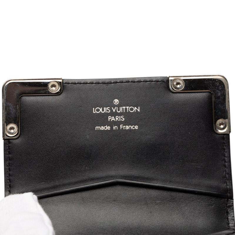 美品　ルイヴィトン　エピ　ケース LOUIS VUITTON（ルイ・ヴィトン） 二つ折りカードケース エピ ノワール