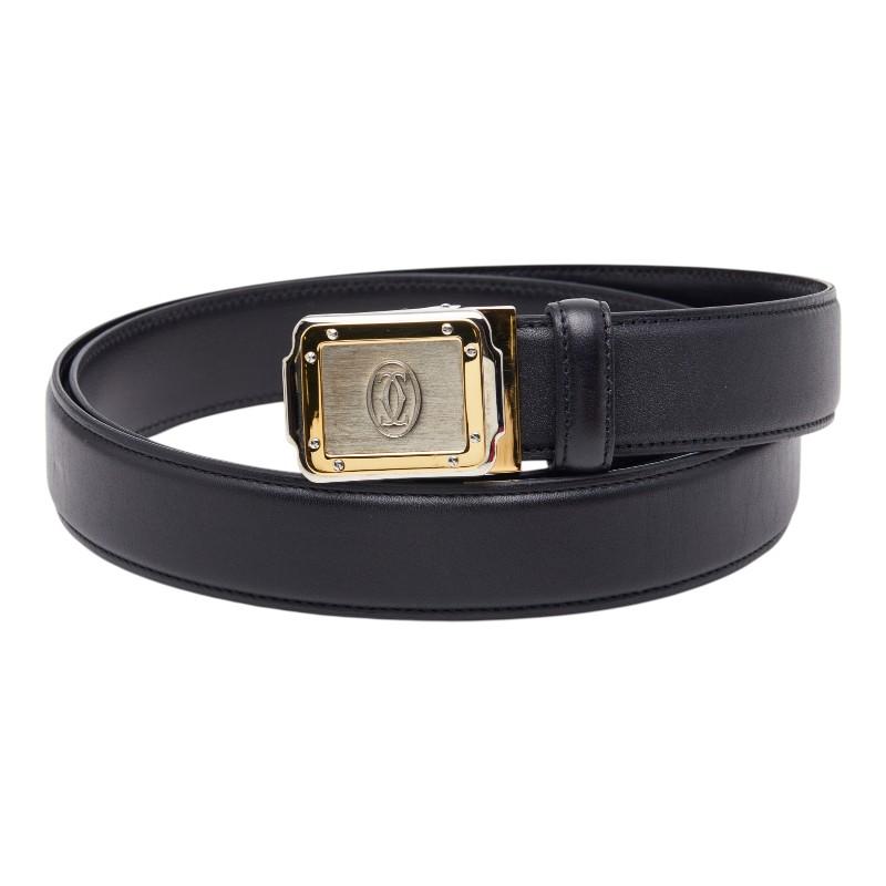 Cartier（カルティエ） マストライン サントス ベルト ブラック レザー