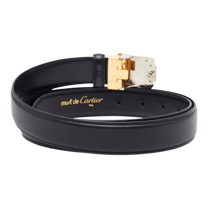Cartier（カルティエ） マストライン サントス ベルト ブラック レザー