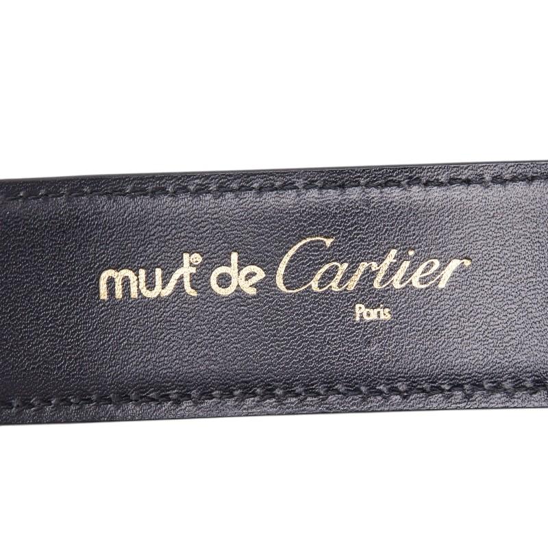 Cartier（カルティエ） マストライン サントス ベルト ブラック レザー