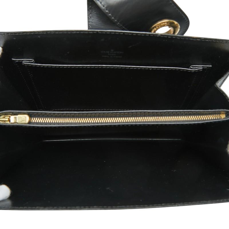 本物 ルイヴィトン LOUIS VUITTON LV カプチン エピ レザー ショルダーバッグ ポシェット ノワール ブラック M52342 ビトン バッグ 中古 LOUIS VUITTON（ルイ・ヴィトン） ルイ ヴィトン エピ カプチン