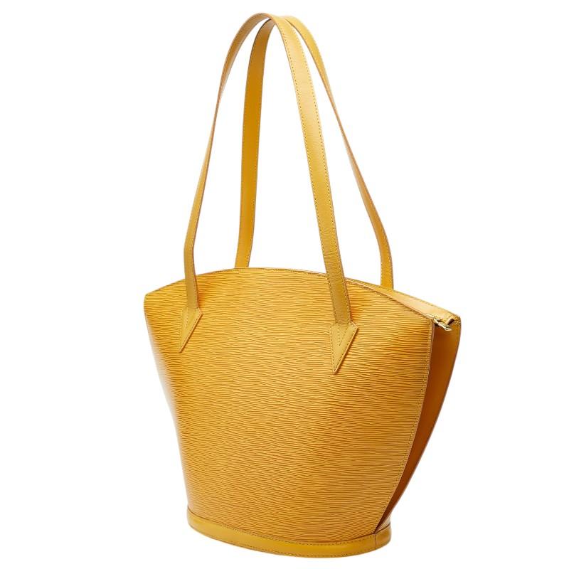 ルイヴィトン LOUIS VUITTON サンジャック ショッピング M52269  エピ 肩掛け カバン トートバッグ ショルダーバッグ エピレザー タッシリイエロー イエロー LOUIS VUITTON（ルイ・ヴィトン） ルイ ヴィトン エピ サンジャック