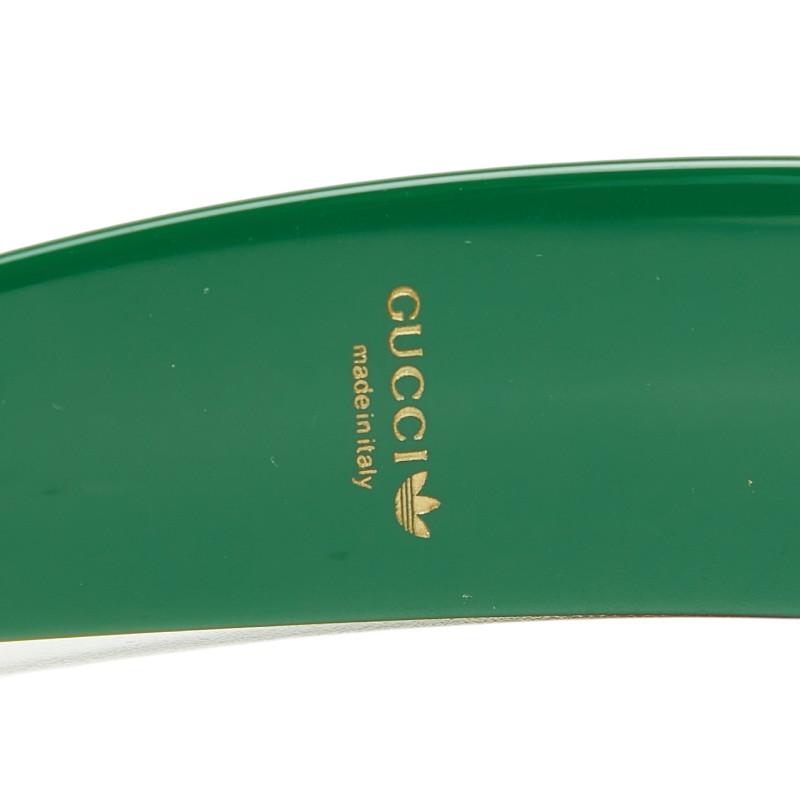 グッチ × アディダス adidas トレフォイル カチューシャ ヘアアクセサリー グリーン プラスチック レディース GUCCI 【中古】_4