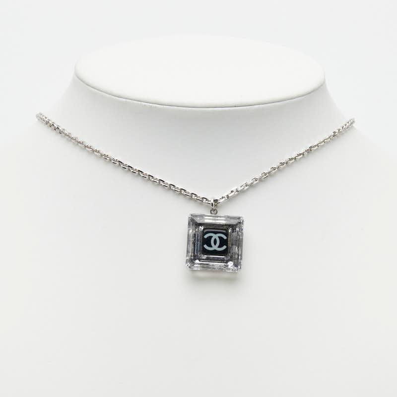 CHANEL（シャネル） ココマーク スクエア ペンダント ネックレス 05A 