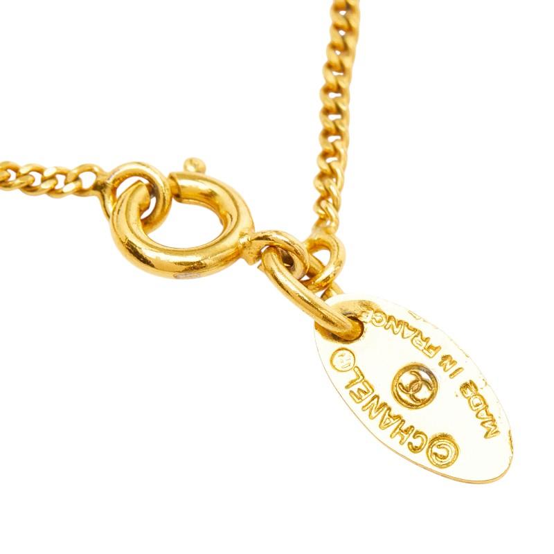 CHANEL（シャネル） ロゴ ネックレス ゴールド メッキ フェイクパール 