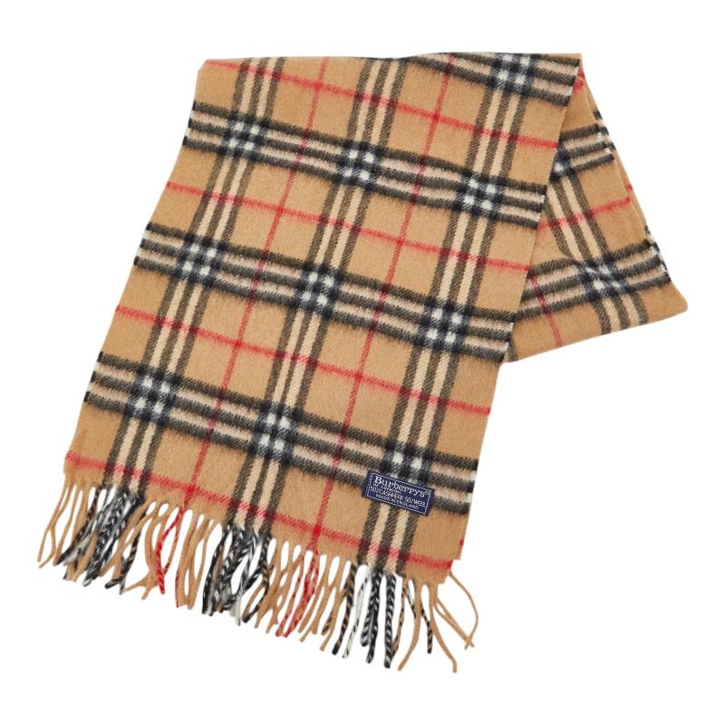BURBERRY バーバリー ノバチェック マフラー カシミヤ ウール BURBERRY（バーバリー） ノバチェック マフラー ブラウン カシミヤ