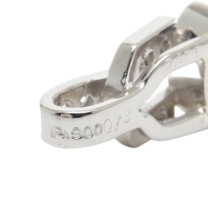 pt900 プラチナ枠 アメジスト　ペンダントトップ　純チタンチェーン Pt900 プラチナ アメジスト0.73ct ダイヤ0.105ct ペンダントトップ