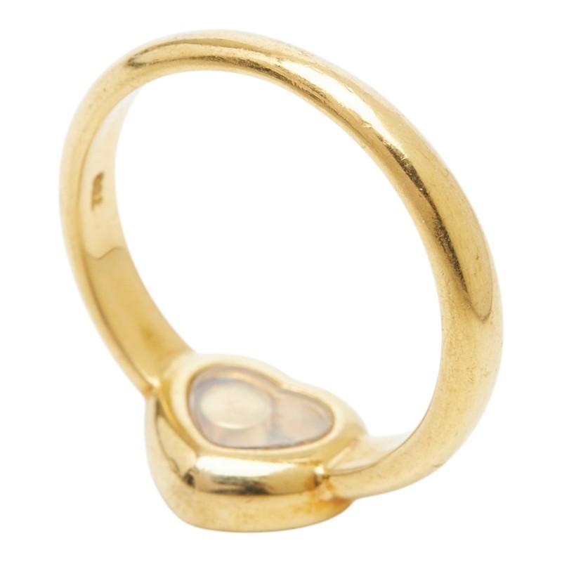 Chopard（ショパール） ハッピーダイヤモンド リング 指輪 K18YG