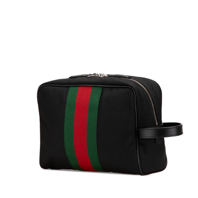 【美品】GUCCI シェリーライン　セカンドバック クラッチ　イタリア製 GUCCI（グッチ） シェリーライン クラッチバッグ セカンドバッグ