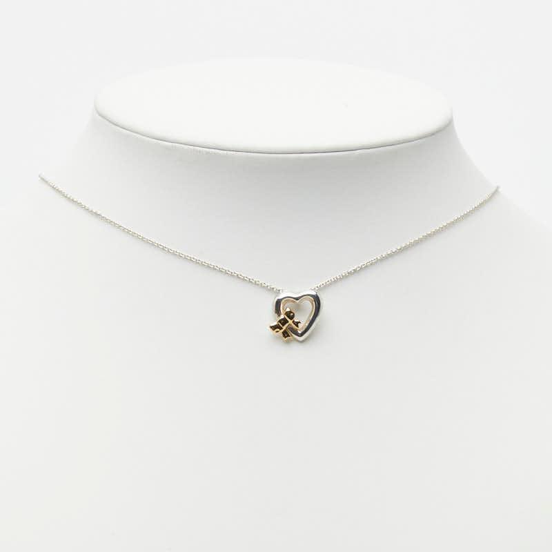 TIFFANY&Co.（ティファニー） ハートリボン ネックレス SV925 シルバー