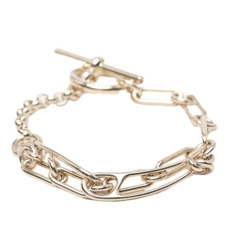 HERMES エルメス シェーヌダンクル パンク バングル ブレスレット HERMES（エルメス） シェーヌダンクル パンク ブレスレット サイズ：ST