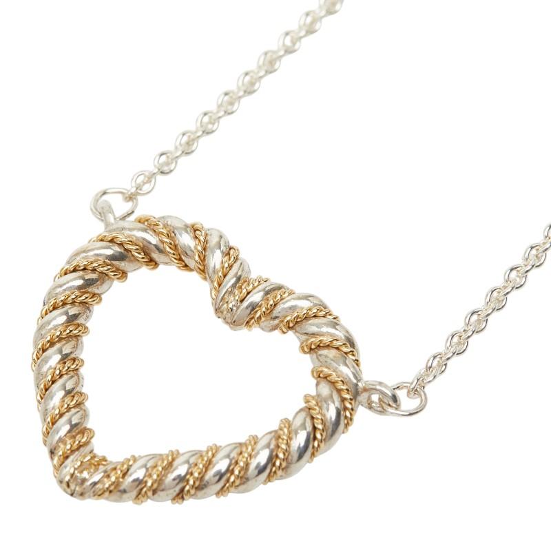 TIFFANY&Co.（ティファニー） ツイストハート ネックレス シルバー