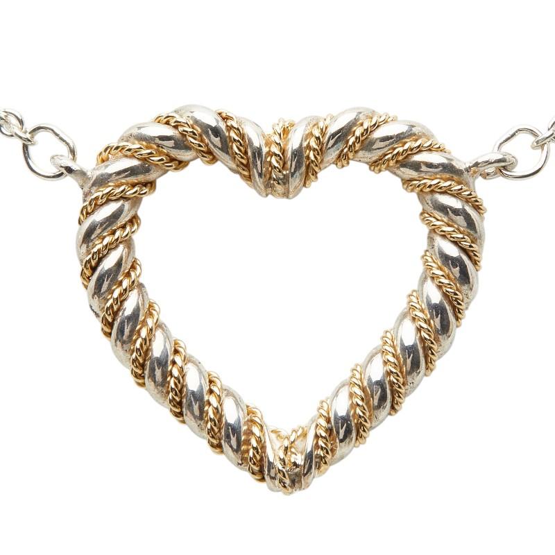 TIFFANY&Co.（ティファニー） ツイストハート ネックレス シルバー