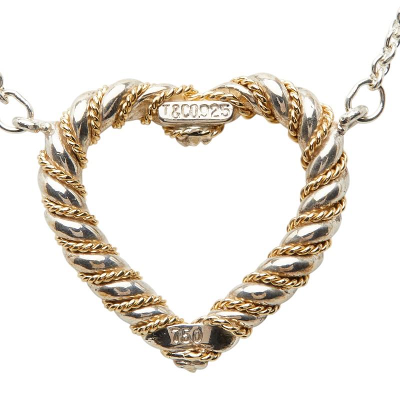 TIFFANY&Co.（ティファニー） ツイストハート ネックレス シルバー