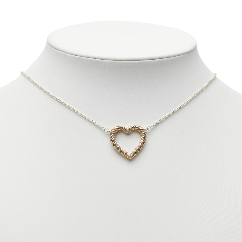 TIFFANY&Co.（ティファニー） ツイストハート ネックレス シルバー