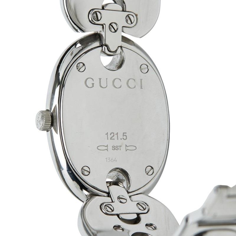 GUCCI（グッチ） 腕時計 121.5 クオーツ ピンクシェル文字盤