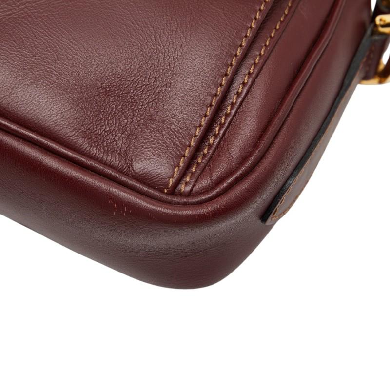 Cartier（カルティエ） マストライン ショルダーバッグ ワインレッド